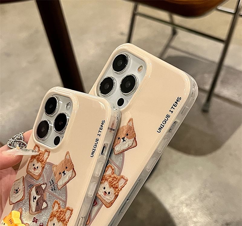 Phone / Case Set Adhesive Decoration Animal