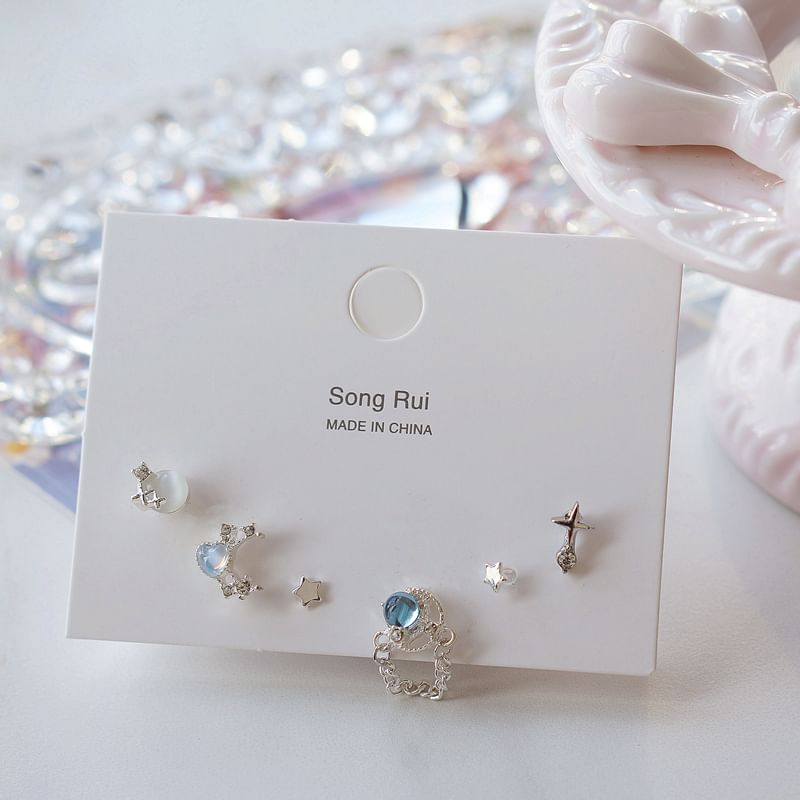 Earring of 6: Star Set