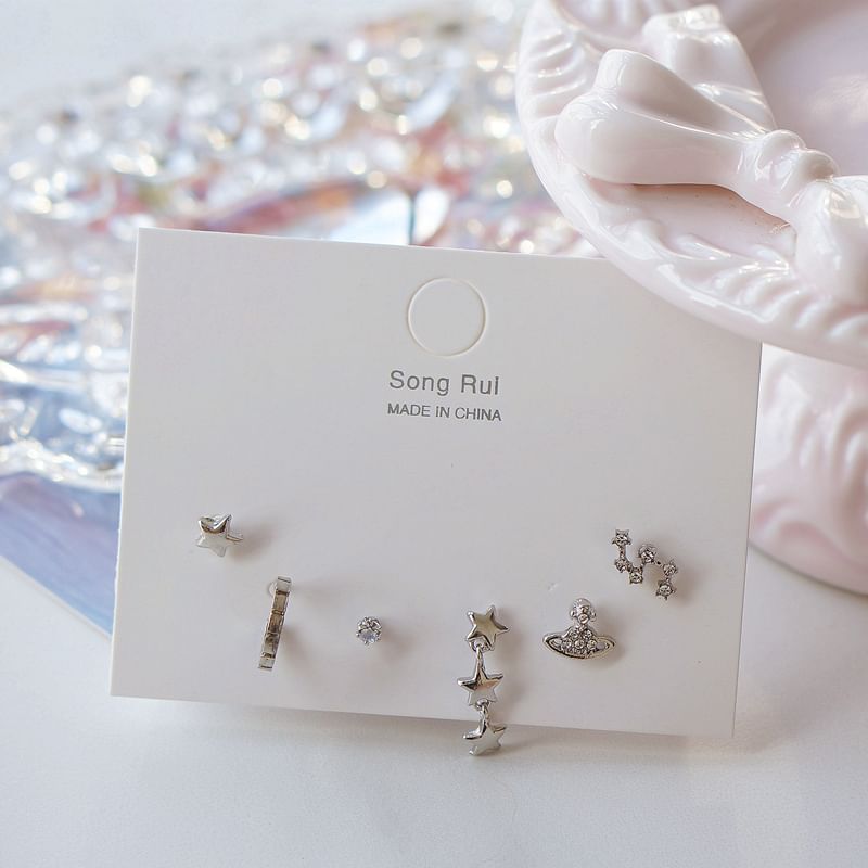 Earring of 6: Star Set