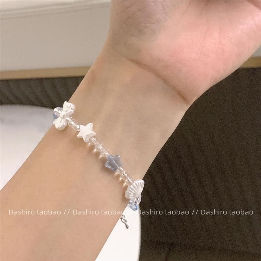 Bracelet Shell Beaded Star
