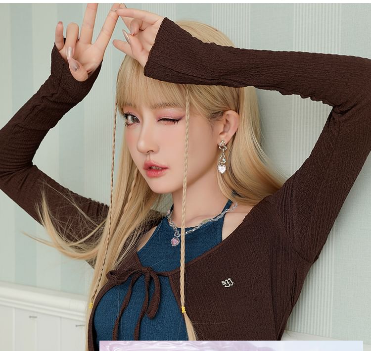 Necklace Heart Rhinestone Strawberry