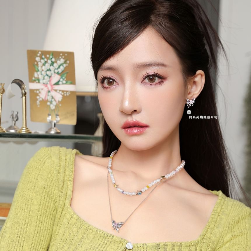 Layered Ribbon Necklace