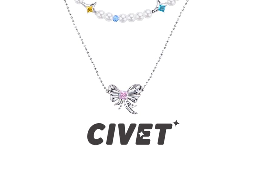 Layered Ribbon Necklace