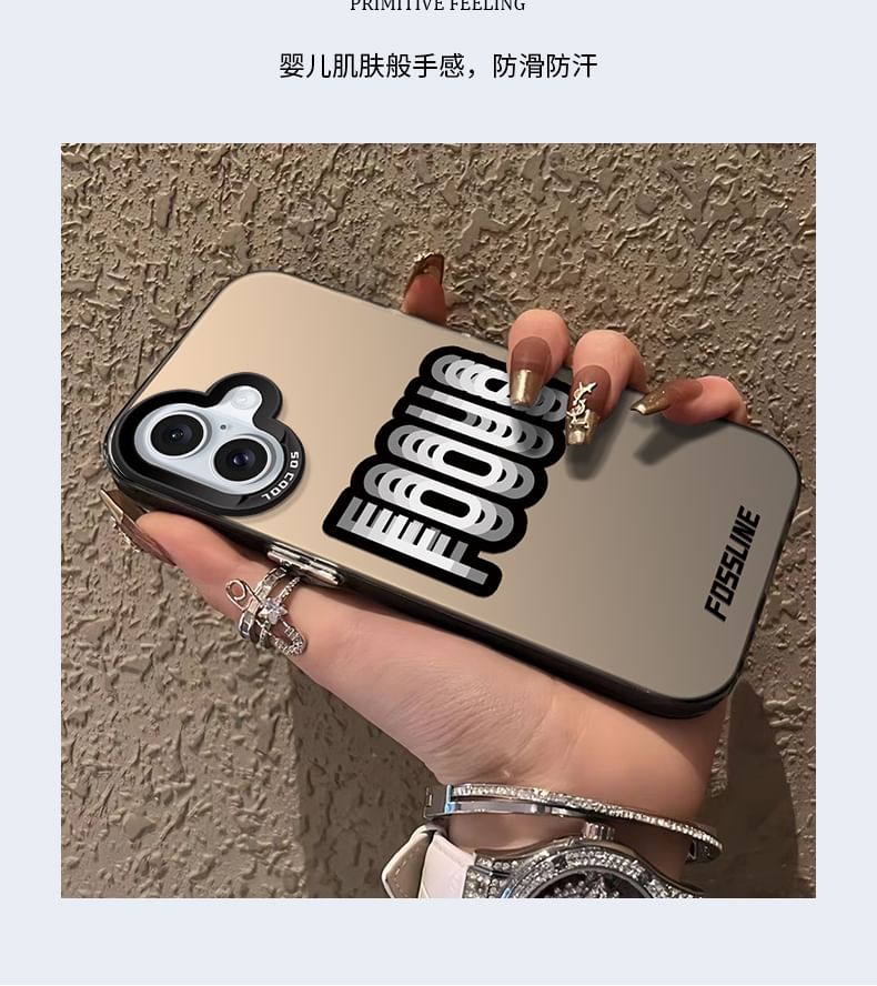 Lettering Stand Case Phone