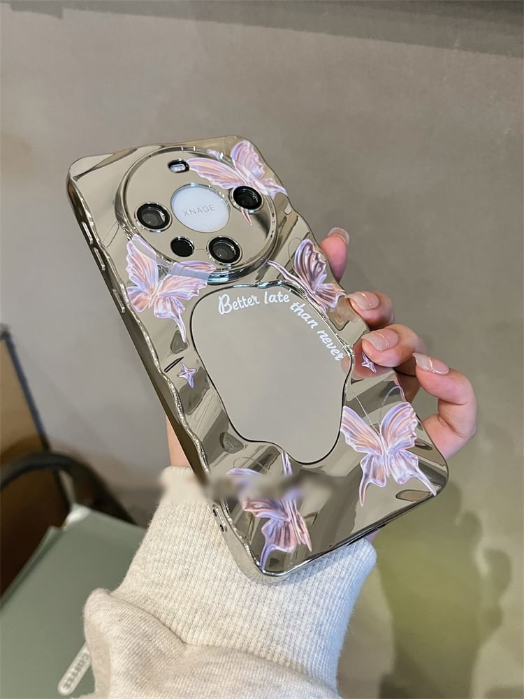 Set Mirrored Strap Case / Phone Butterfly