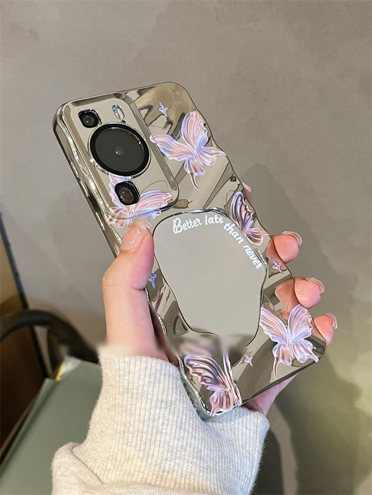 Set Mirrored Strap Case / Phone Butterfly