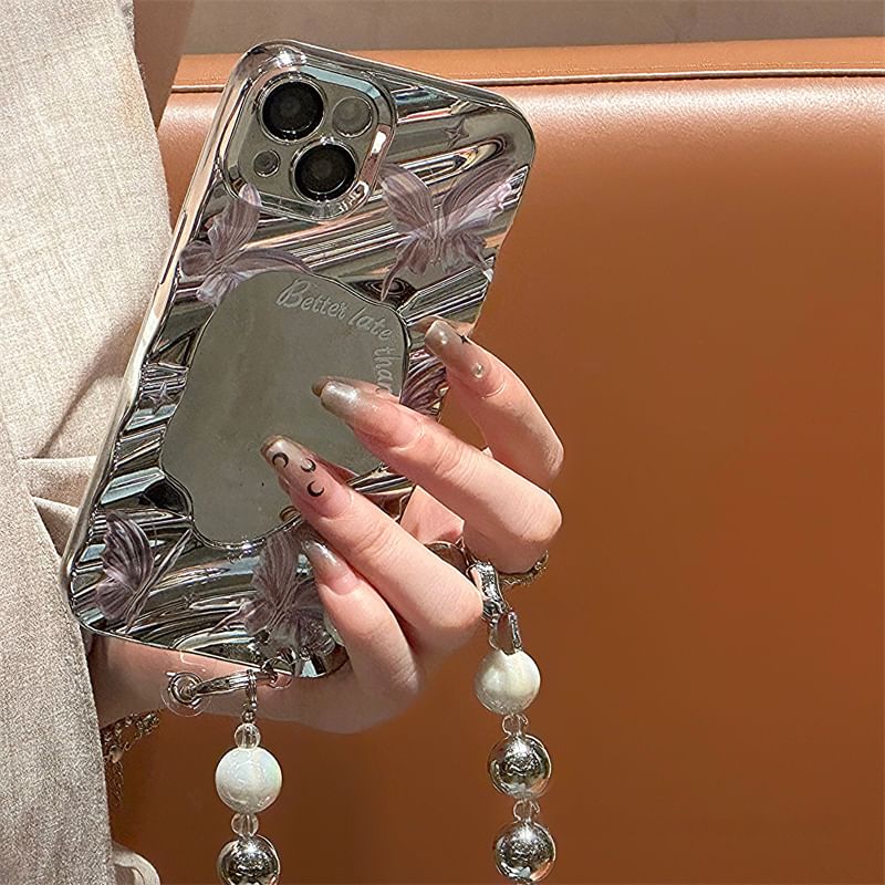 Set Mirrored Strap Case / Phone Butterfly