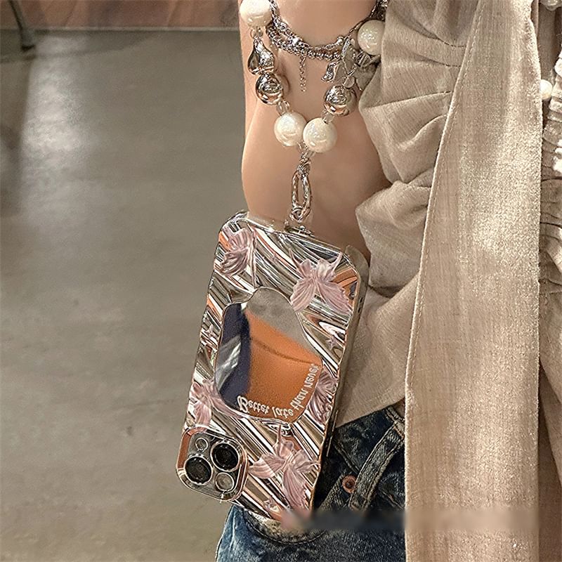 Set Mirrored Strap Case / Phone Butterfly