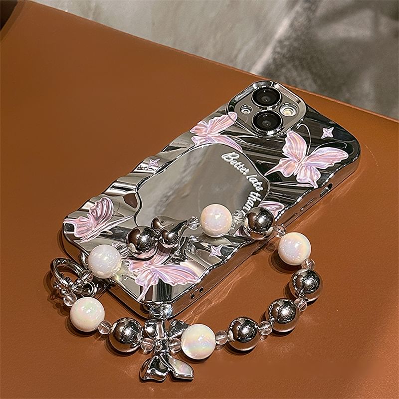 Set Mirrored Strap Case / Phone Butterfly