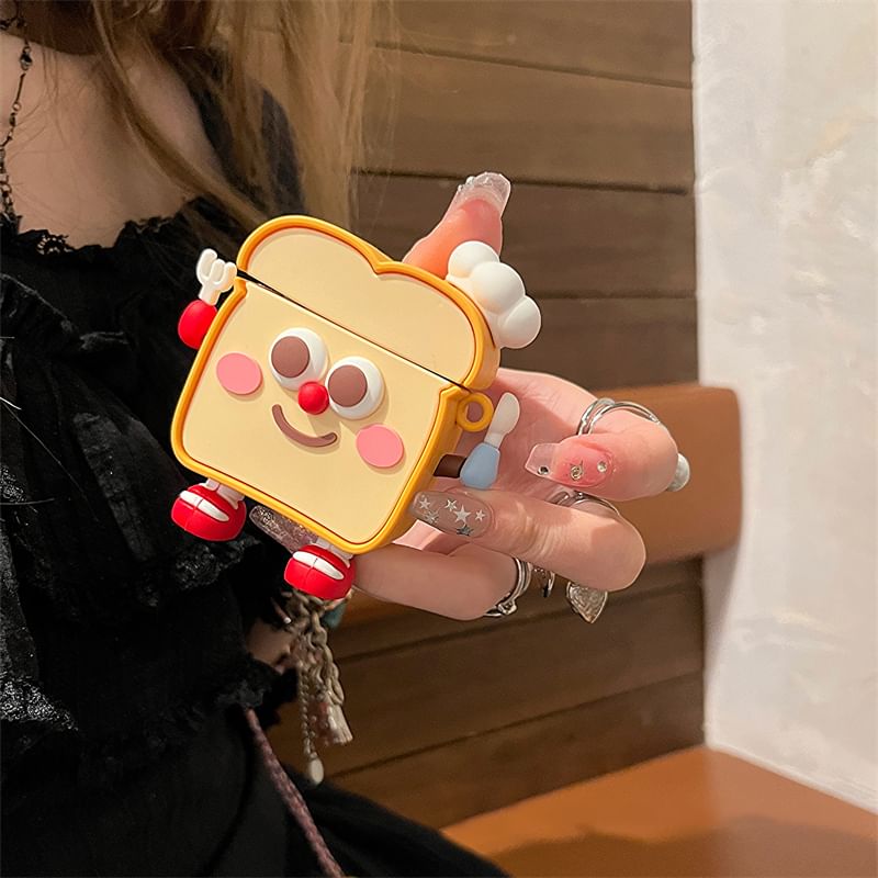 Set Earphone Pro / Charm AirPods Case Skin Toast