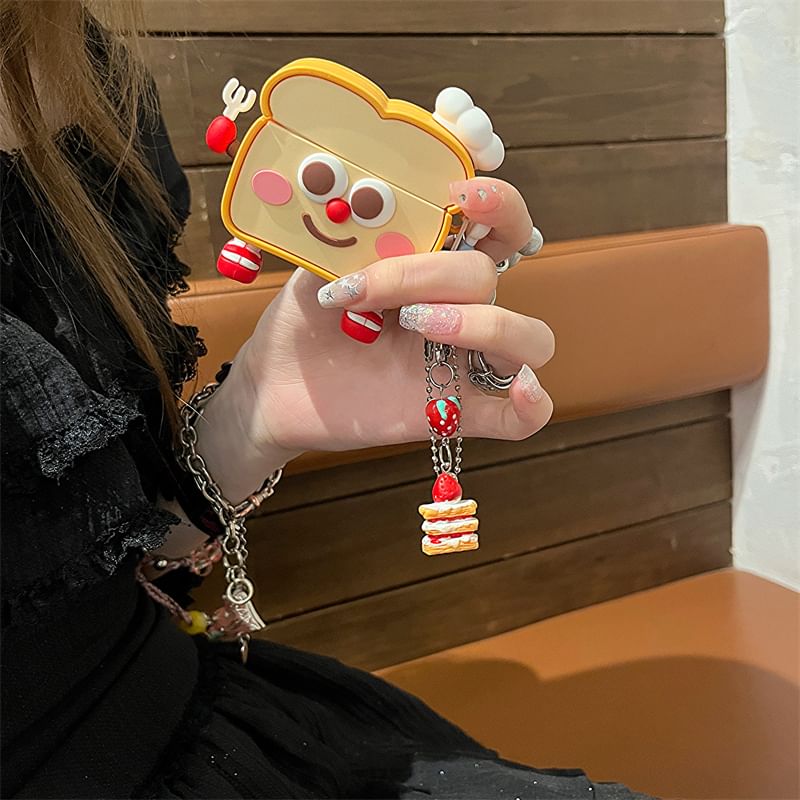 Set Earphone Pro / Charm AirPods Case Skin Toast
