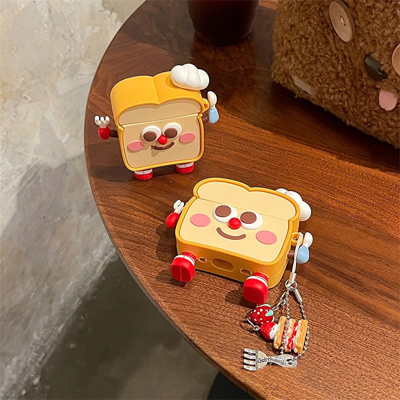 Set Earphone Pro / Charm AirPods Case Skin Toast