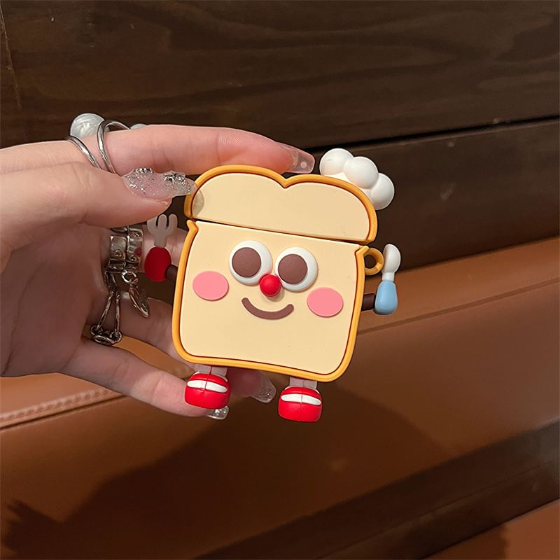 Set Earphone Pro / Charm AirPods Case Skin Toast
