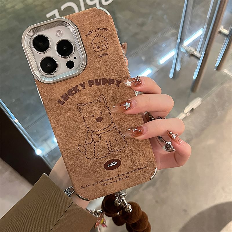 Case Phone / Set Pom Dog Strap