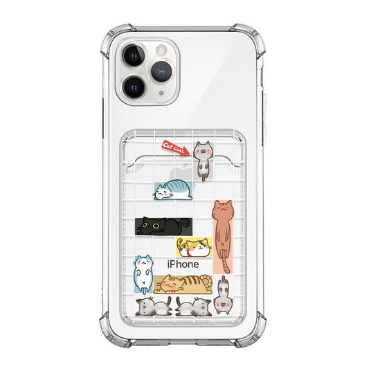 Cat Card Holder Phone Case