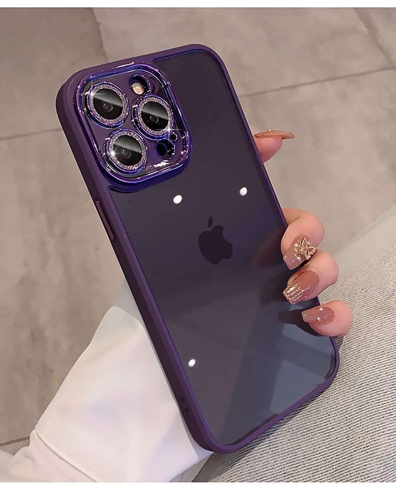 Phone Case Glitter Protection Lens