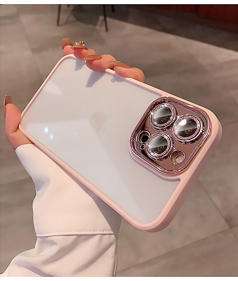 Phone Case Glitter Protection Lens