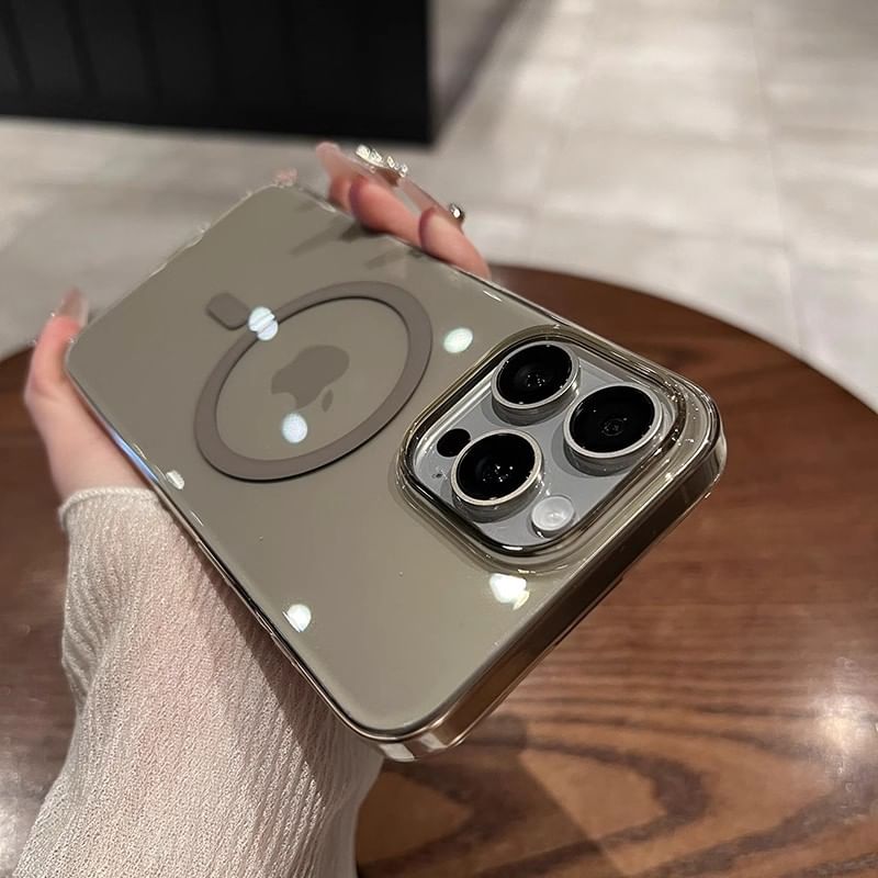 (Compatible Magnetic MagSafe) with Transparent Phone Case