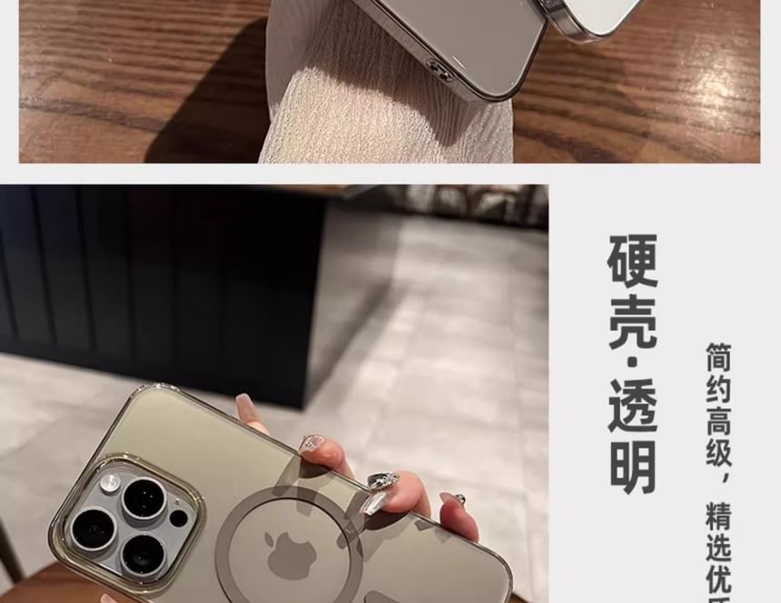 (Compatible Magnetic MagSafe) with Transparent Phone Case