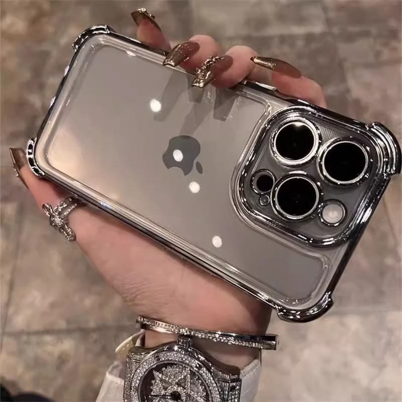 Case Phone Padded Metallic
