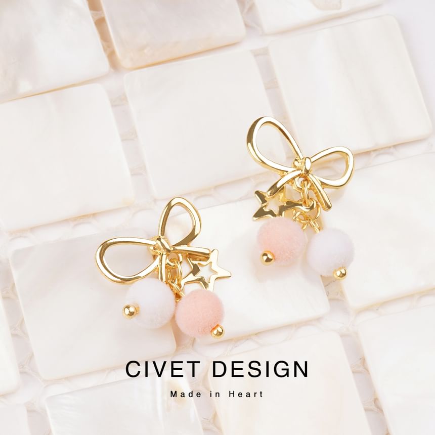 Earring Threader Star Drop / Bow