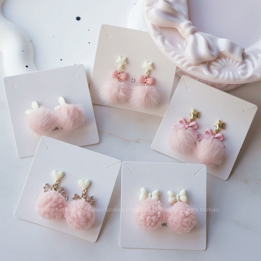 Pom / Earring Drop Clip-On