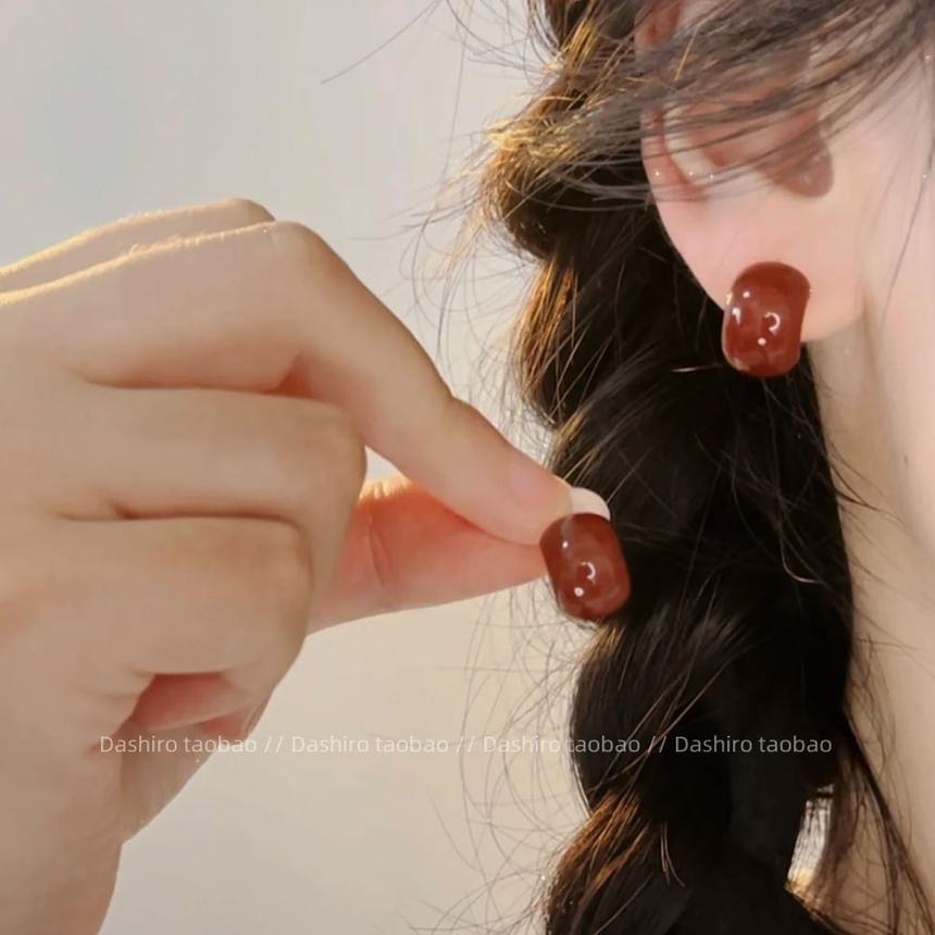 Bow Plain Stud Clip-On / Drop Ear Earring
