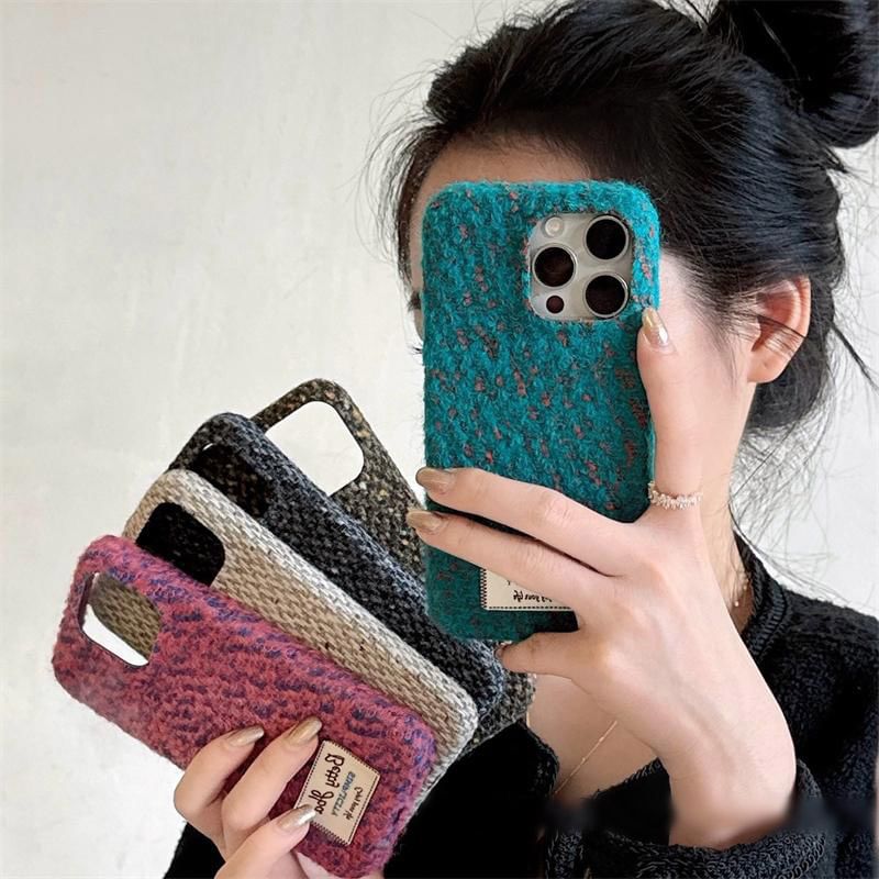 Phone Applique Case Melange Lettering