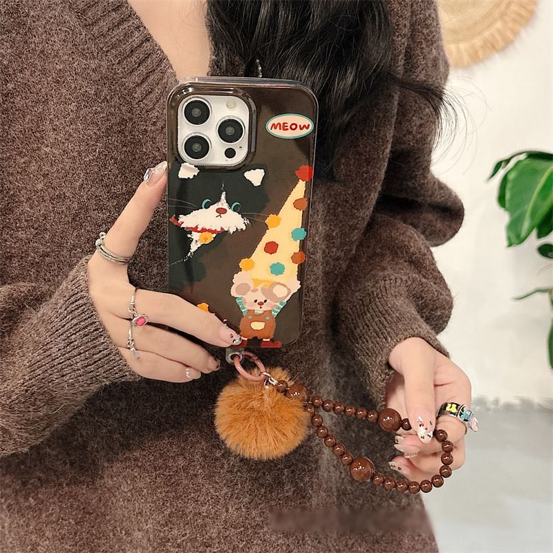 Set Pom / Strap Case Mouse Phone