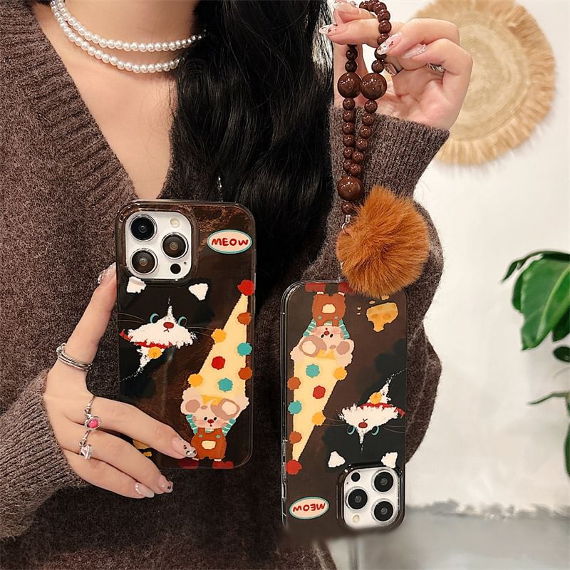 Set Pom / Strap Case Mouse Phone