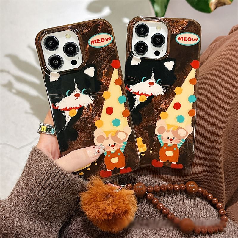 Set Pom / Strap Case Mouse Phone