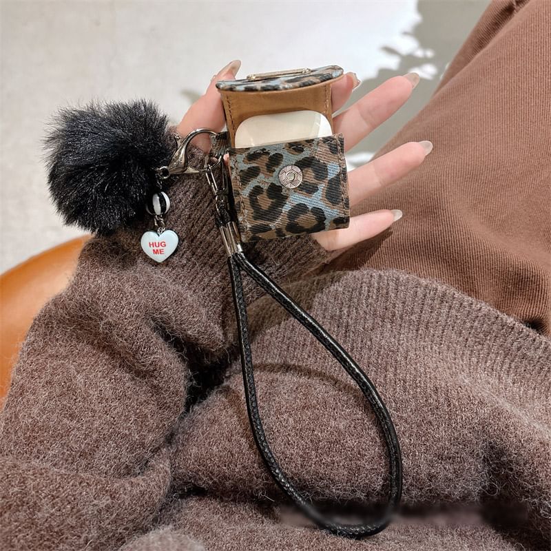 Strap / Earphone Pom Skin AirPods Print Case Pro Leopard