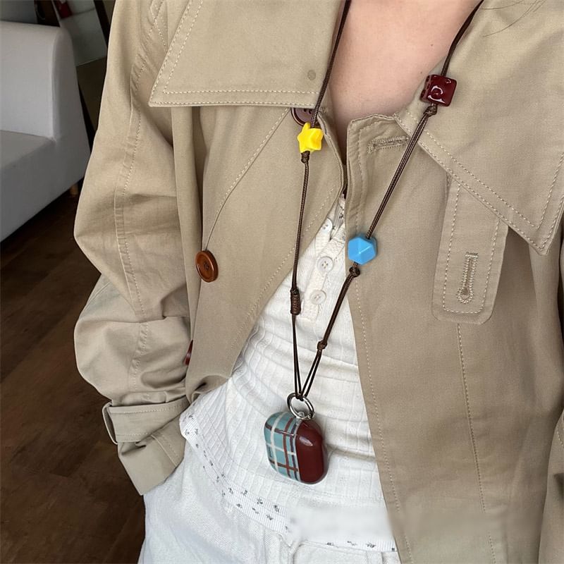 Case Skin Dog Plaid / AirPods Pro Earphone Lanyard Charm