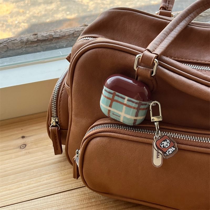 Case Skin Dog Plaid / AirPods Pro Earphone Lanyard Charm