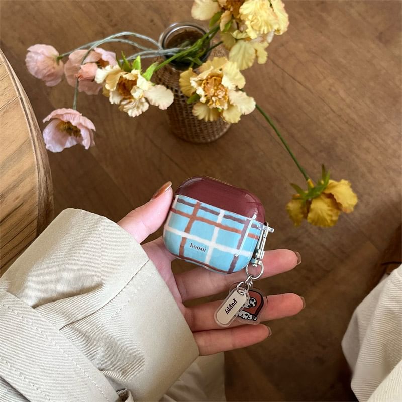 Case Skin Dog Plaid / AirPods Pro Earphone Lanyard Charm