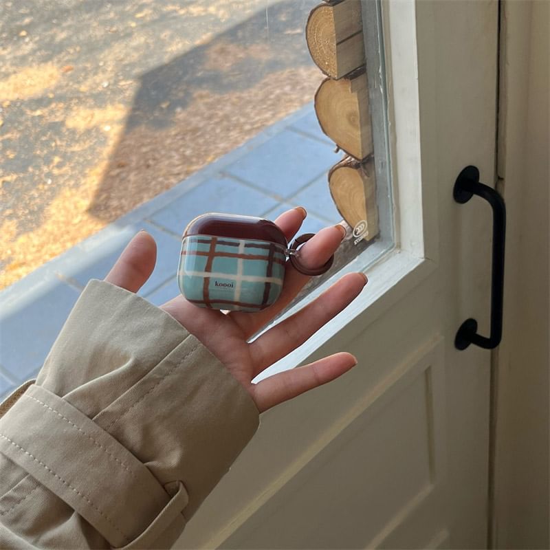 Case Skin Dog Plaid / AirPods Pro Earphone Lanyard Charm