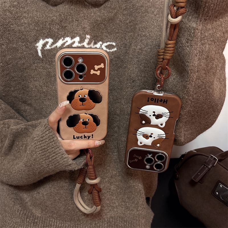 Set / Strap Animal Case Phone