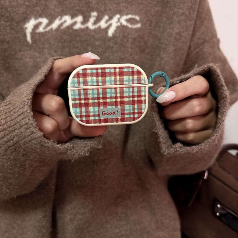 Pro Earphone Plaid Case Skin AirPods /