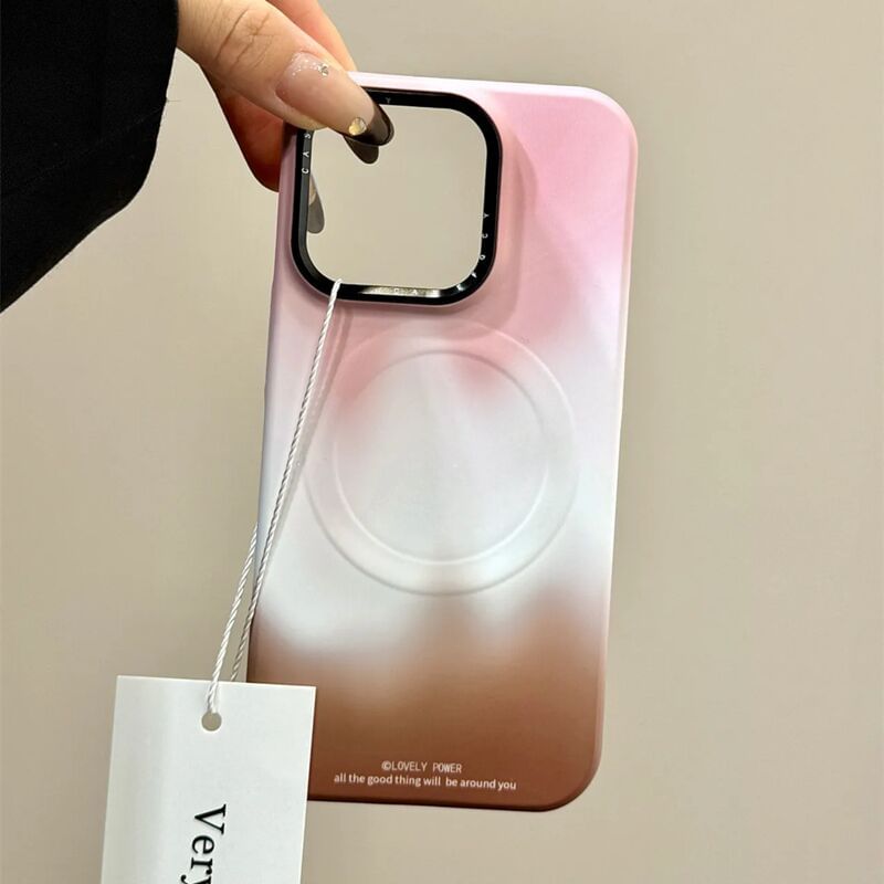 Gradient with Case (Compatible Magnetic Phone MagSafe)