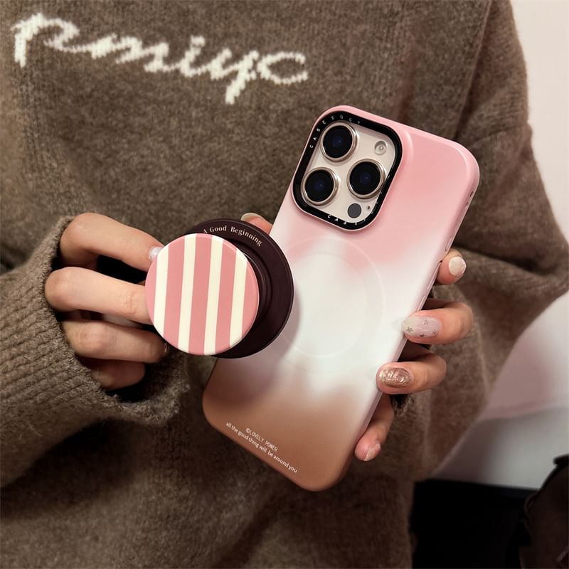 Gradient with Case (Compatible Magnetic Phone MagSafe)