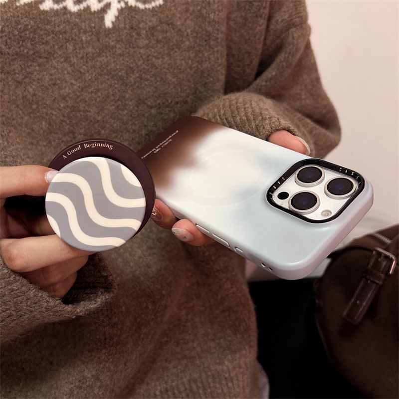 Gradient with Case (Compatible Magnetic Phone MagSafe)