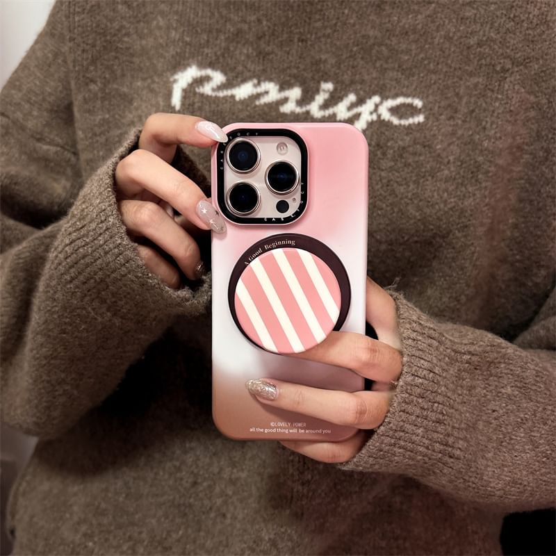 Gradient with Case (Compatible Magnetic Phone MagSafe)