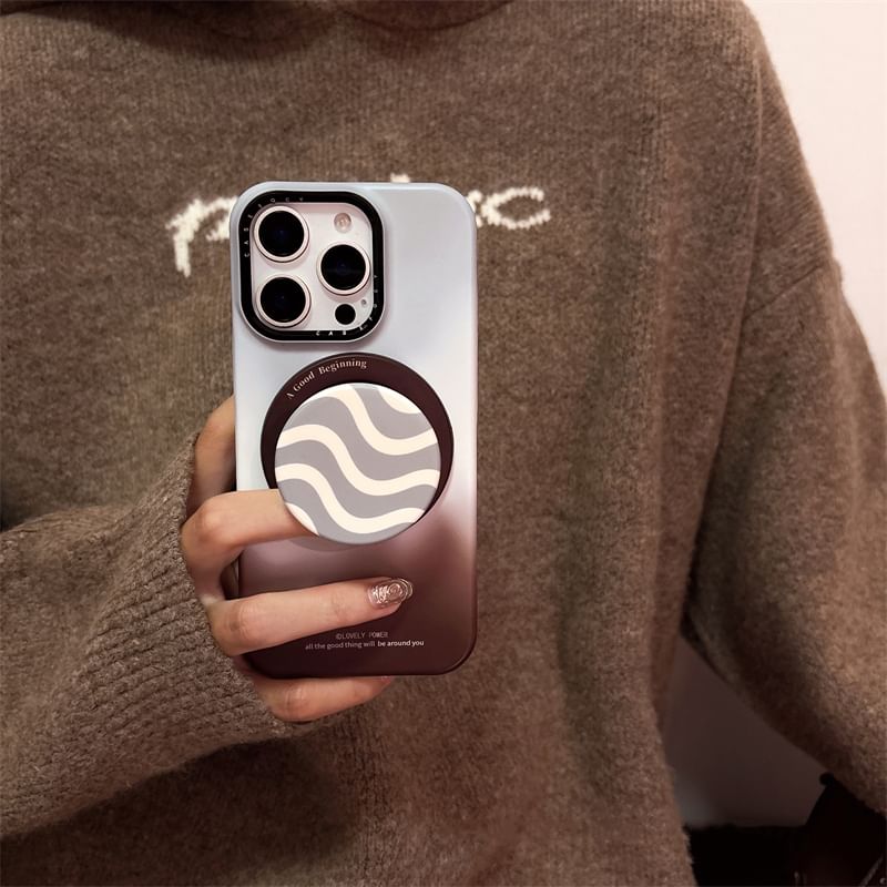 Gradient with Case (Compatible Magnetic Phone MagSafe)