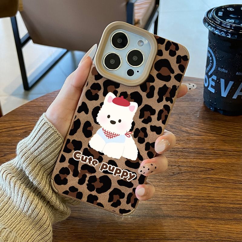 Phone Print Case Leopard
