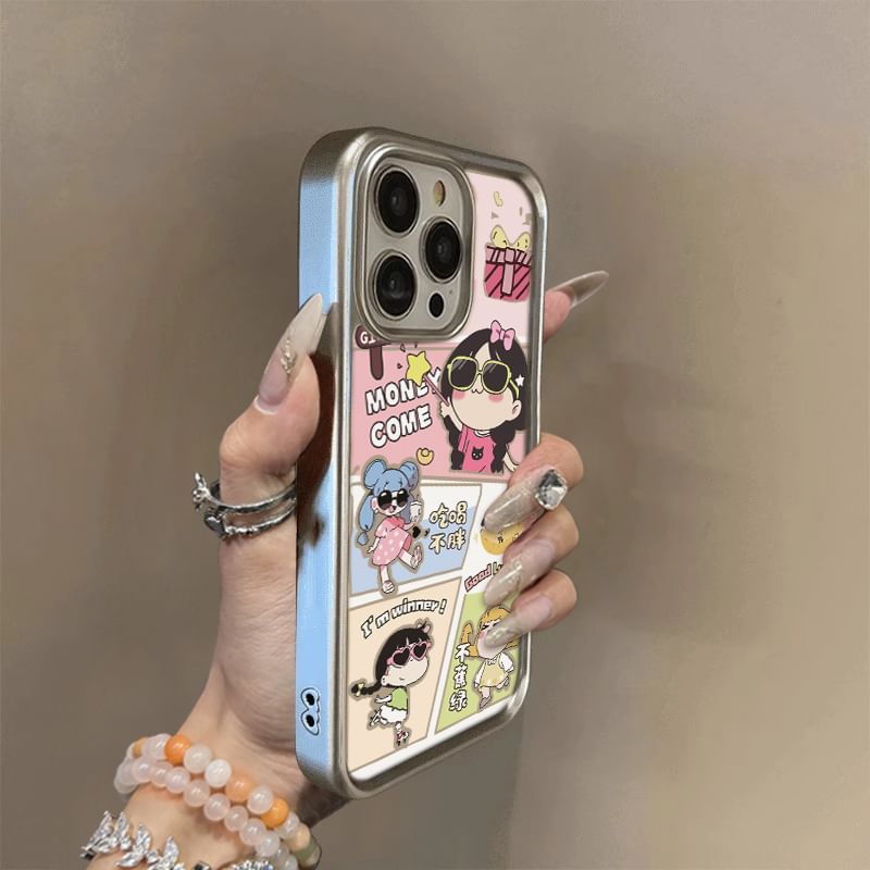 Phone Girl Print Case