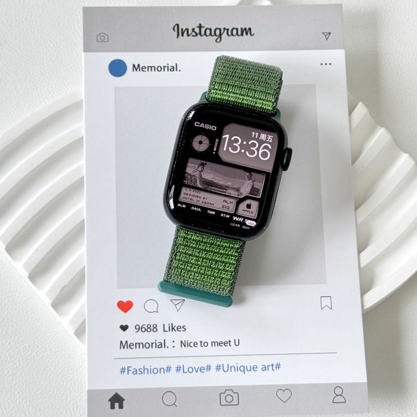 Adhesive Watch Apple Nylon Band Self