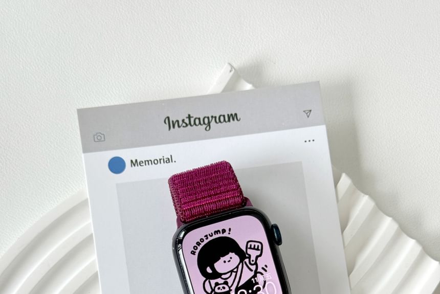 Adhesive Watch Apple Nylon Band Self