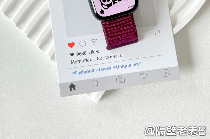 Adhesive Watch Apple Nylon Band Self