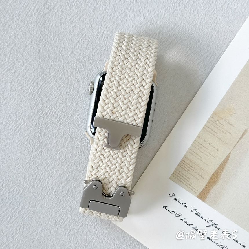 Buckled Apple Braided Watch Band