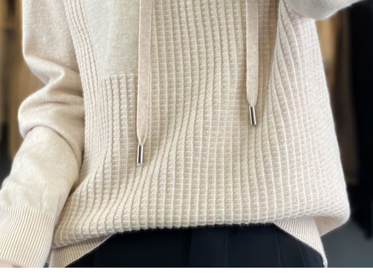 Plain Hood Sweater